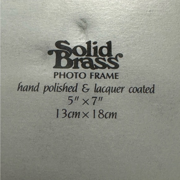 Vintage Solid Brass & Chrome Art Deco Revival Ornate Photo Frame 5x7 EUC 80s 90s - Picture 2 of 11